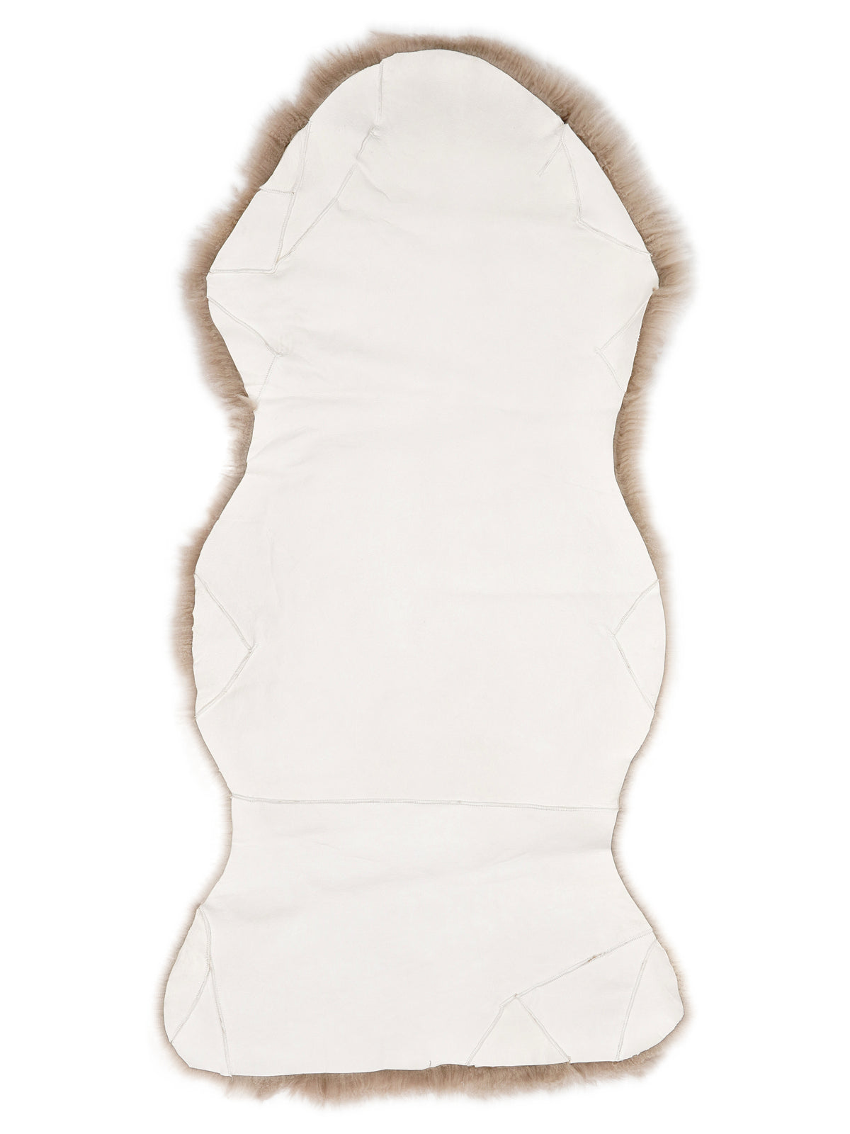 New Zealand Sheepskin, leather side with the seams