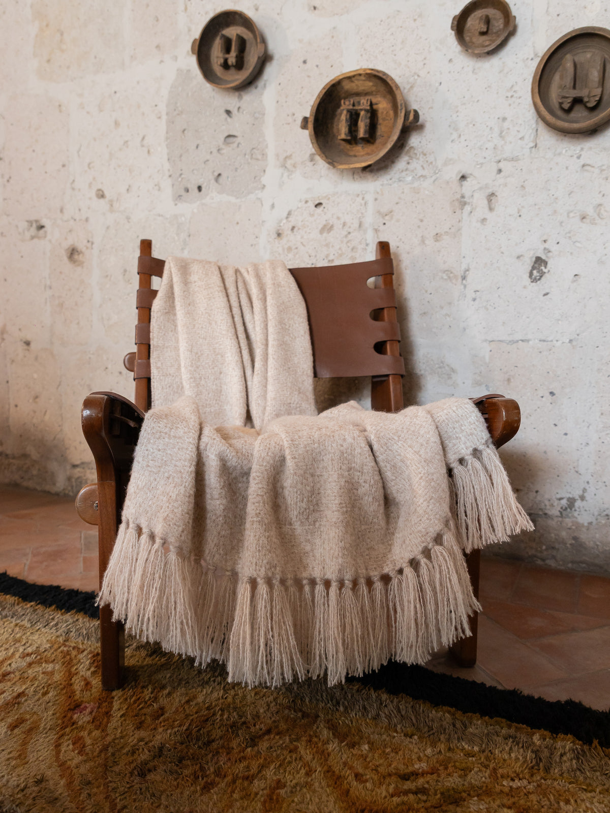 Baby Alpaca & Merino Throw “Valley”