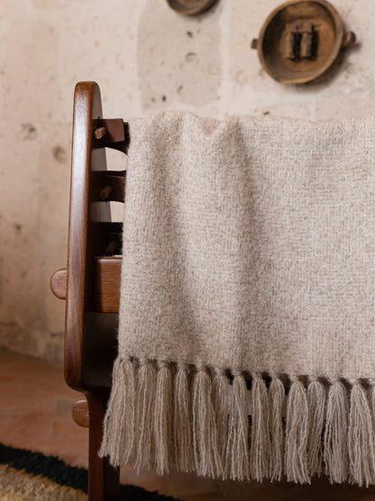 Baby Alpaca & Merino Throw “Valley”