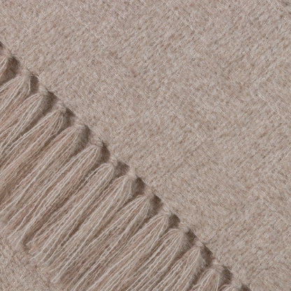 Baby Alpaca & Merino Throw “Valley” – detail