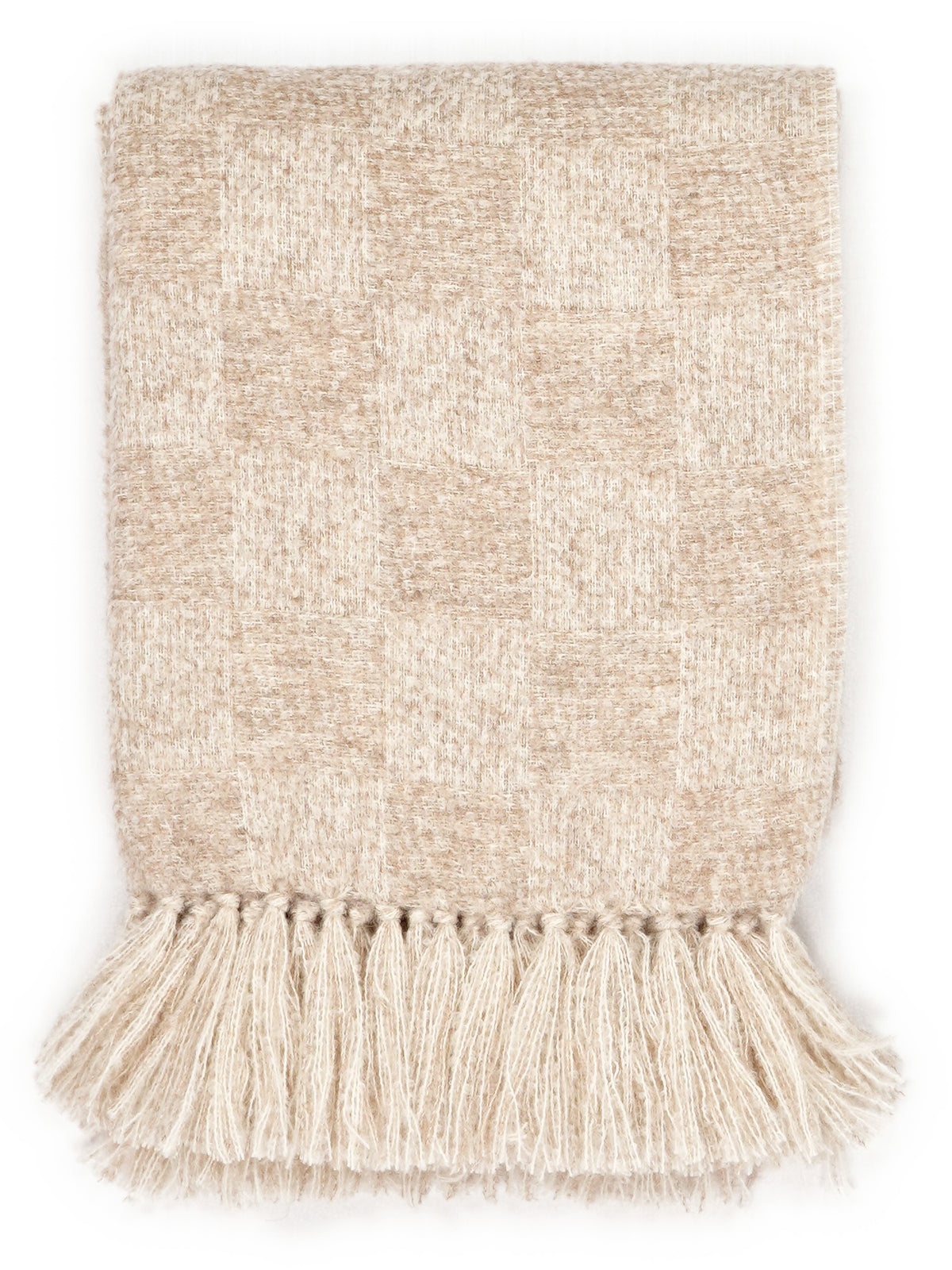 Baby Alpaca & Merino Throw “Valley” – folded