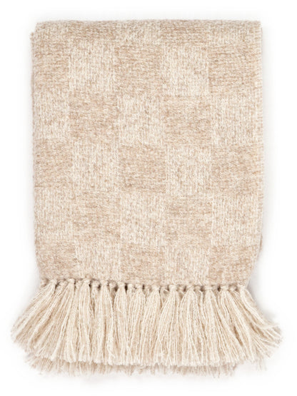 Baby Alpaca & Merino Throw “Valley” – folded