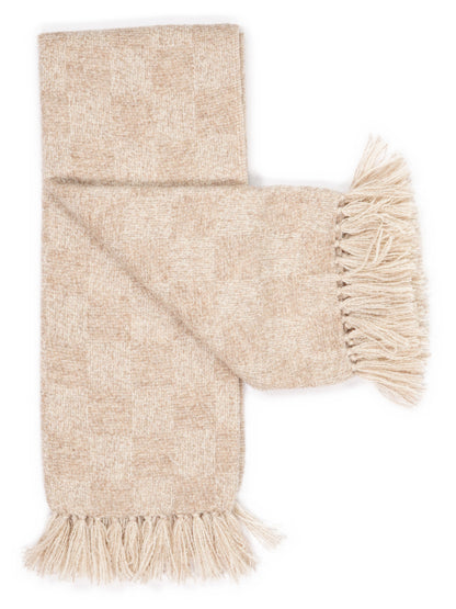 Baby Alpaca & Merino Throw “Valley” – opened out