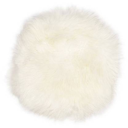 Sheepskin Seat Pad, White